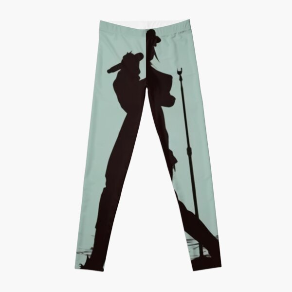 the blue art with girl singers billie elilies Leggings RB1210 product Offical billieeilish Merch