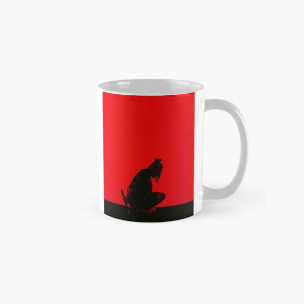 Black Awesome Silhouette Billie Classic Mug RB1210 product Offical billieeilish Merch