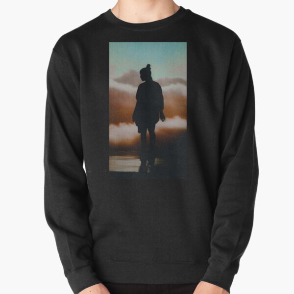 Black Awesome Silhouette Billie Pullover Sweatshirt RB1210 product Offical billieeilish Merch