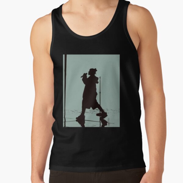 the blue art with girl singers billie elilies Tank Top RB1210 product Offical billieeilish Merch