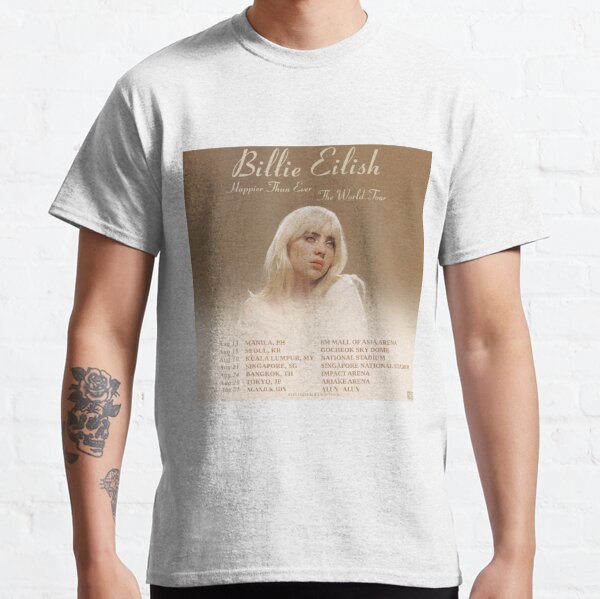 Billieeilishs Best Singer || 0002 Poster Classic T-Shirt RB1210 product Offical billieeilish Merch