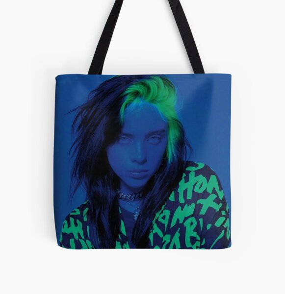 Billieeilishs Best Singer || 0003 Poster All Over Print Tote Bag RB1210 product Offical billieeilish Merch