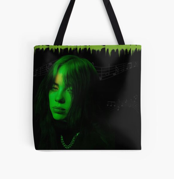 Billieeilishs Best Singer || 0005 Poster All Over Print Tote Bag RB1210 product Offical billieeilish Merch
