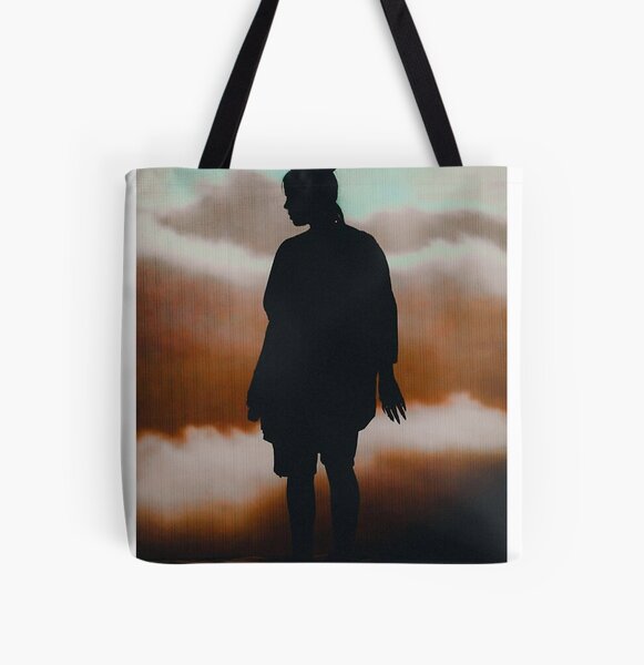 silhouette billie All Over Print Tote Bag RB1210 product Offical billieeilish Merch