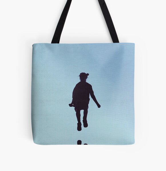 Black Awesome Silhouette Billie All Over Print Tote Bag RB1210 product Offical billieeilish Merch