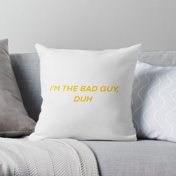 billie  bad guy 2| Perfect Gift|billie eilish gift Throw Pillow RB1210 product Offical billieeilish Merch