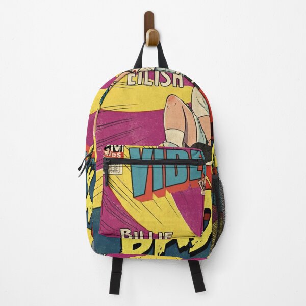 Funny Bad Guy Comics Poster Backpack RB1210 product Offical billieeilish Merch