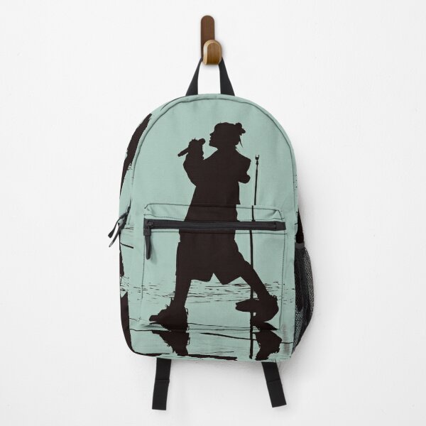 Black Awesome Silhouette Billie Backpack RB1210 product Offical billieeilish Merch