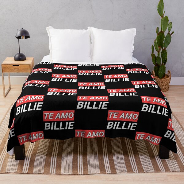 Te amo billie| Perfect Gift|billie eilish gift Throw Blanket RB1210 product Offical billieeilish Merch