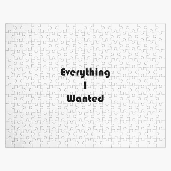 Everything I Wanted Billie Eilish| Perfect Gift|billie eilish gift Jigsaw Puzzle RB1210 product Offical billieeilish Merch