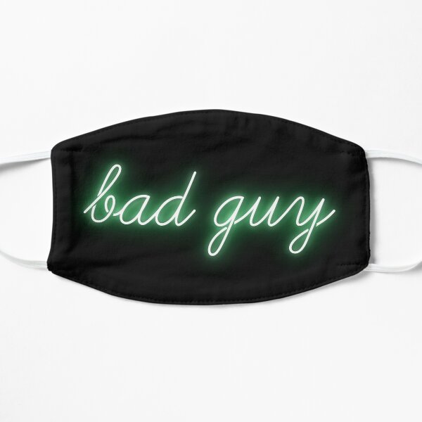 Bad Guy Neon Green - Billie Eilish  Flat Mask RB1210 product Offical billieeilish Merch